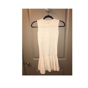 Ivory short causal dress